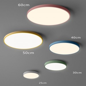 LED Modern Acrylic Alloy Round 5cm Super Thin LED Lamp.LED Light.Ceiling Lights.LED Ceiling Light. Lampada da soffitto per Foyer Bedroom